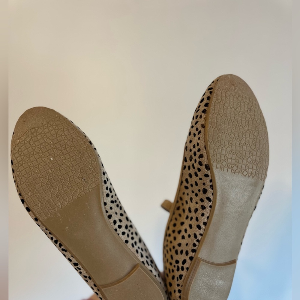 Women’s Leopard Print Mary Jane Flats - Picture 2 of 6